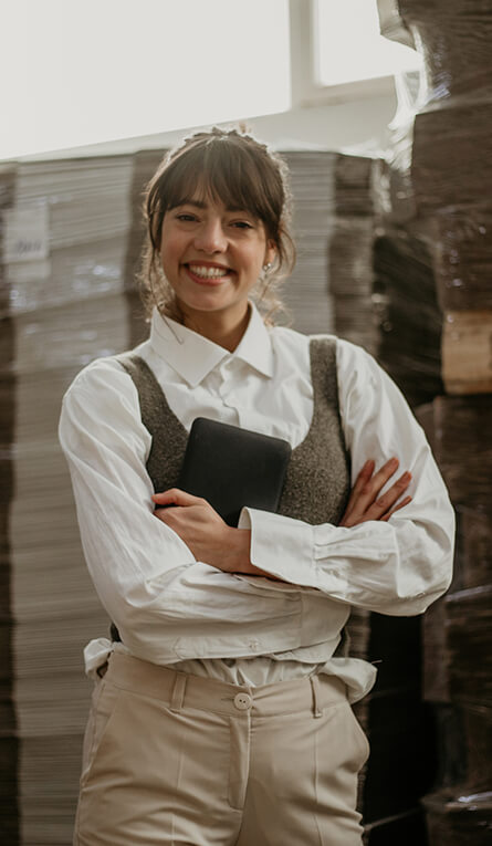 warehouse lady